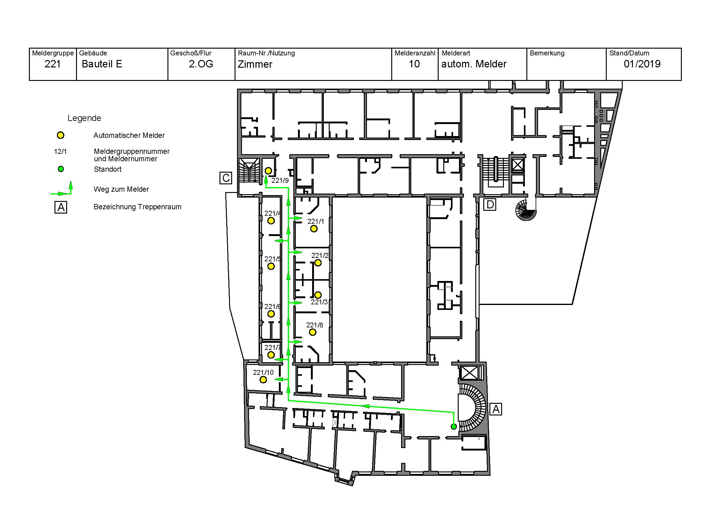 Feuerwehrlaufkarte R&uuml;ckseite
